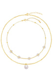 Flower & Pearls Necklace