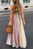 Amalfi Stripe Maxi Dress