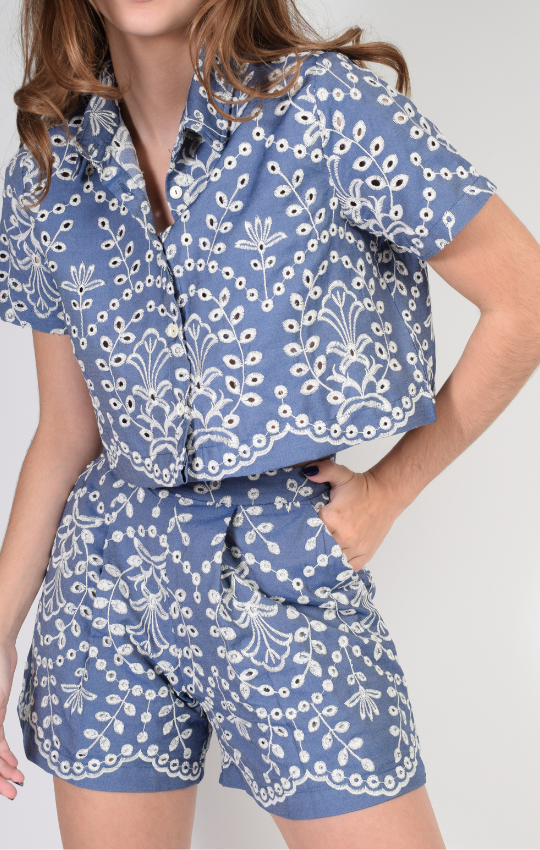 Conjunto Tensel Bordado
