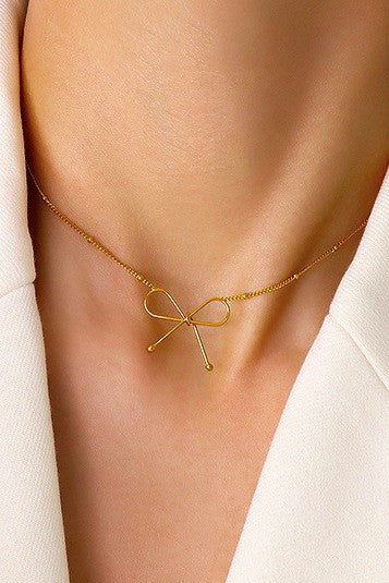 Bowtie Necklace