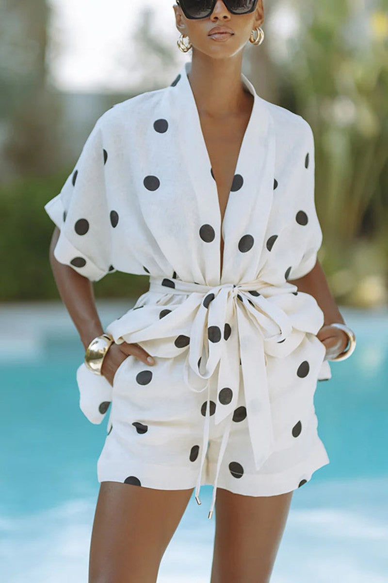 Polka Dot Kimonos Set