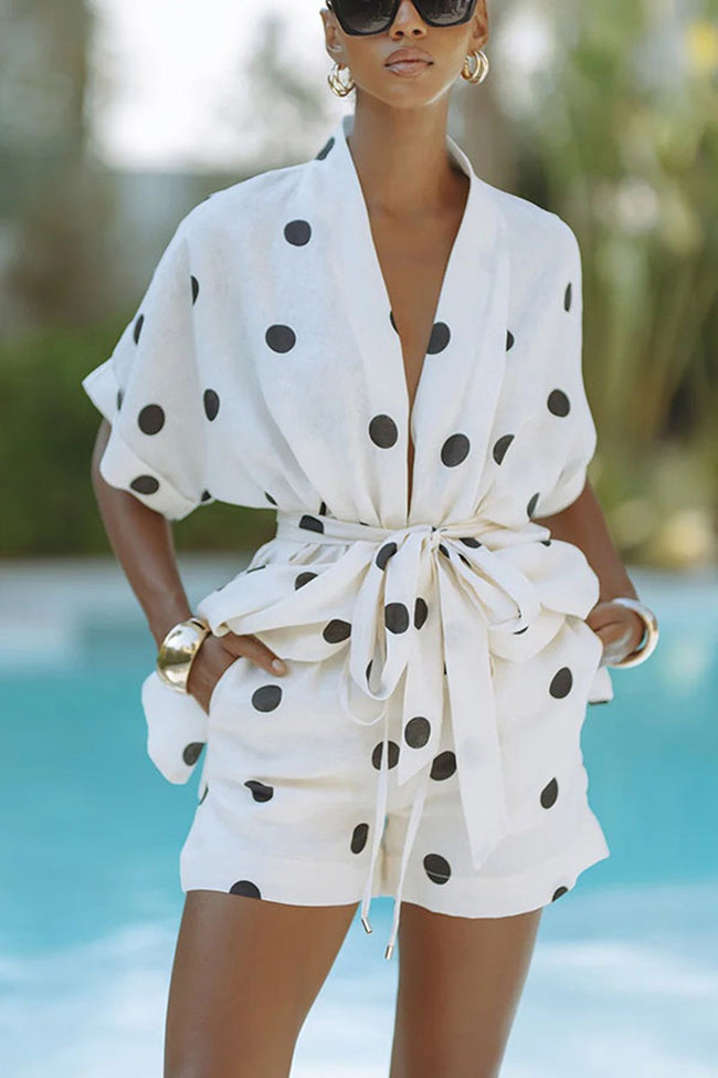 Polka Dot Kimonos Set